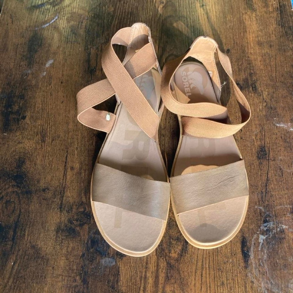 Sorel Sandals sand brown size 10